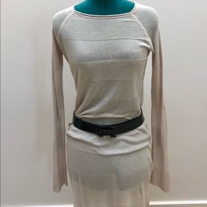 Alexander Wang Cream Knit Dress in Size Small